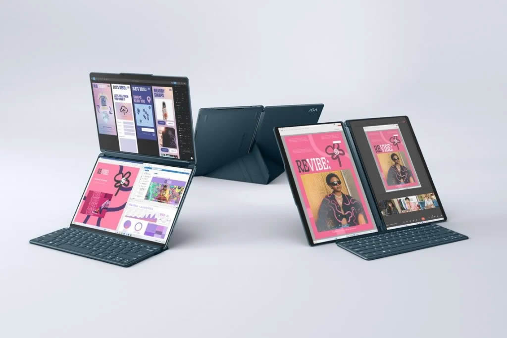 Lenovo представила ноутбук-трансформер Yoga Book 9i 2024 с двумя OLED-экранами